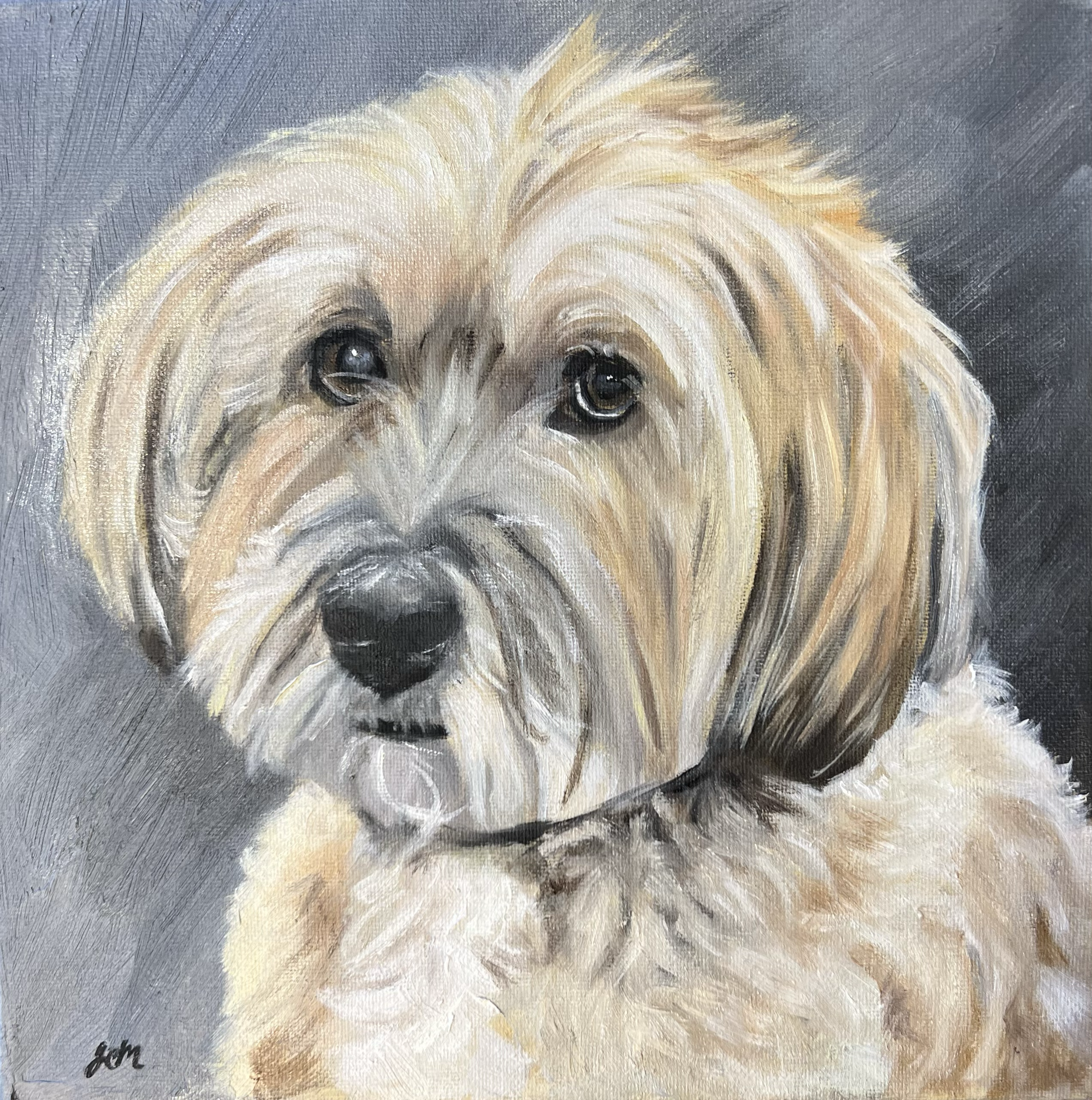  Oil on canvas, 10 x 10, (commissioned for a private collector)