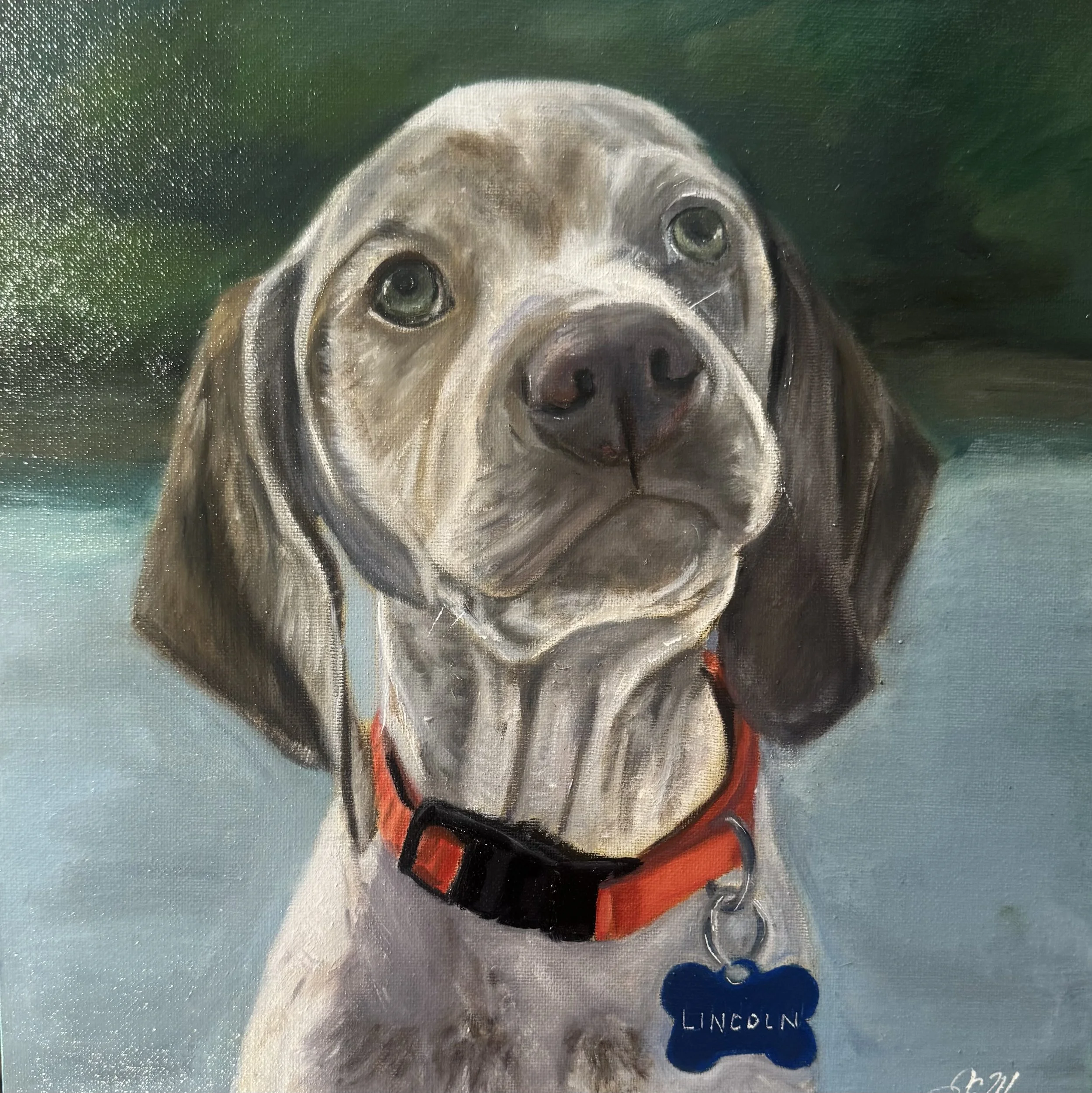 Oil on Canvas, 12 x 12, (commissioned piece for a private collector)