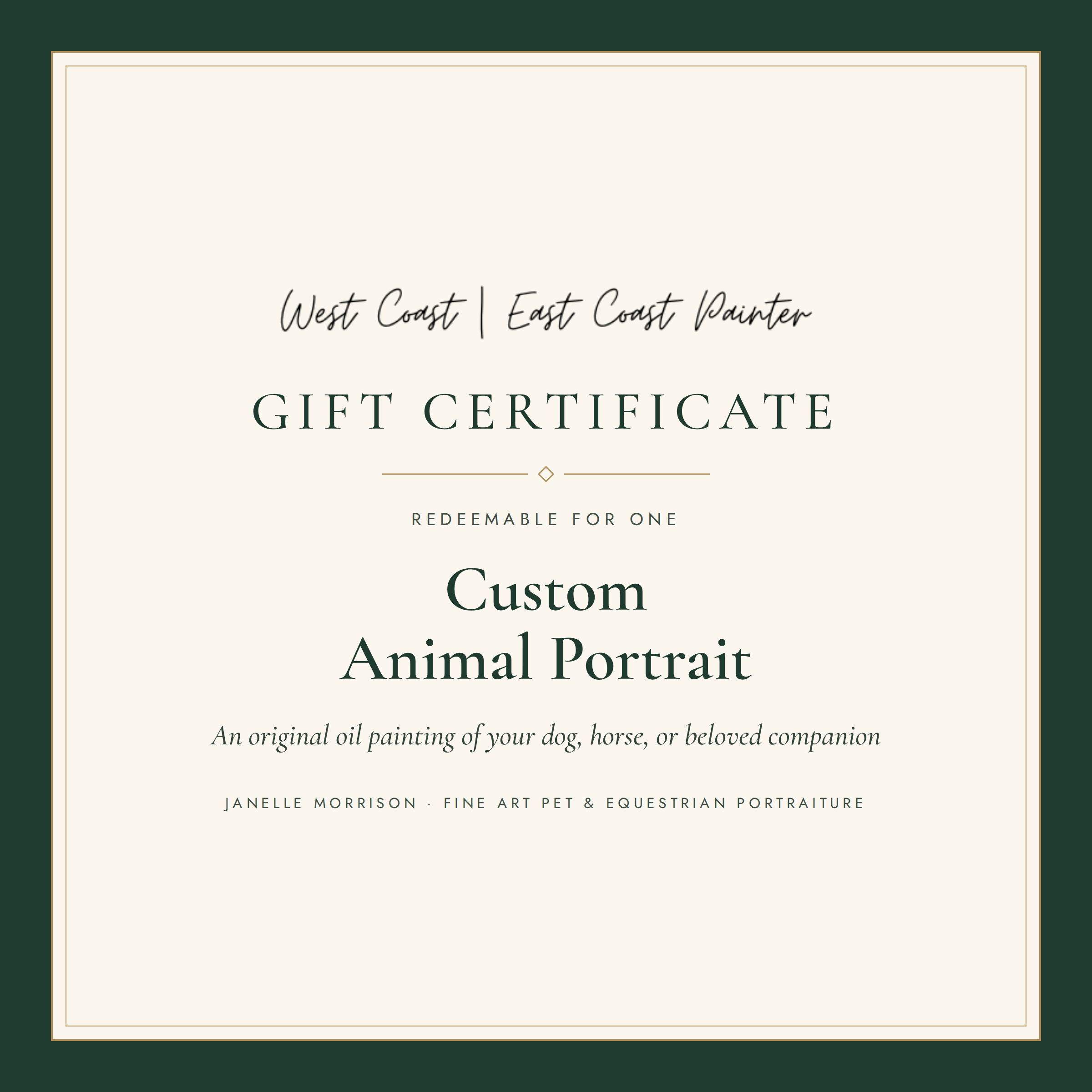 Custom Animal Portrait