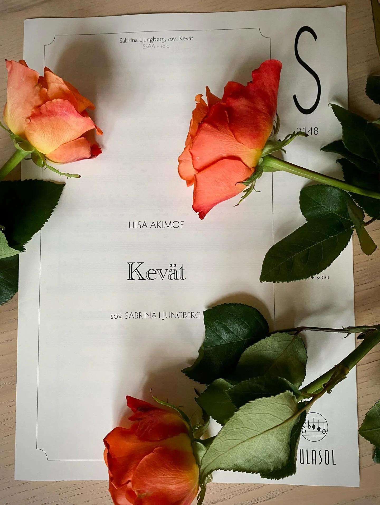 Kevät ei ole täällä, mutta mun kustannettu diskanttikuorosovitus Liisa Akimofin klassikkobiisistä on!
@sulasol.fi 🎶
@akimofliisa 🧡
@filiannalahti 💓