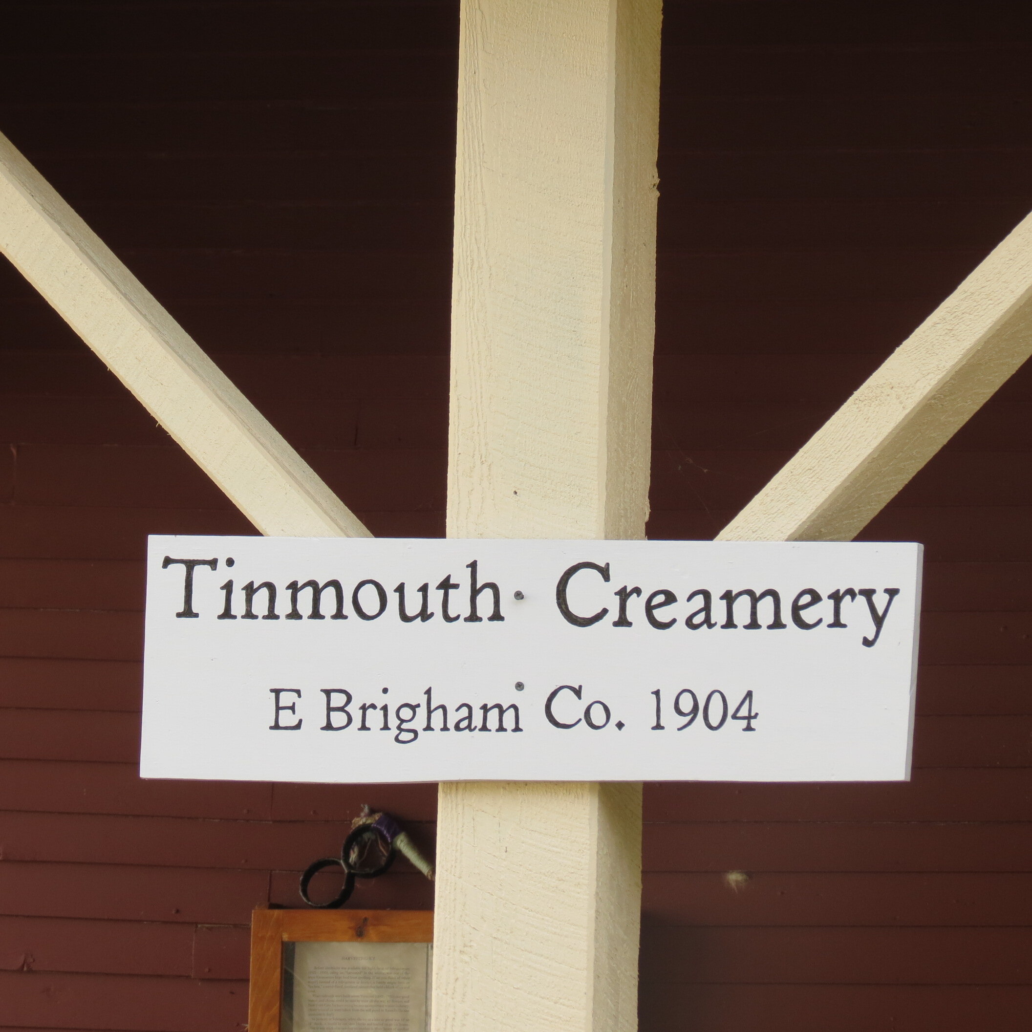 Tinmouth Creamery Sign_Tinmouth Vermont
