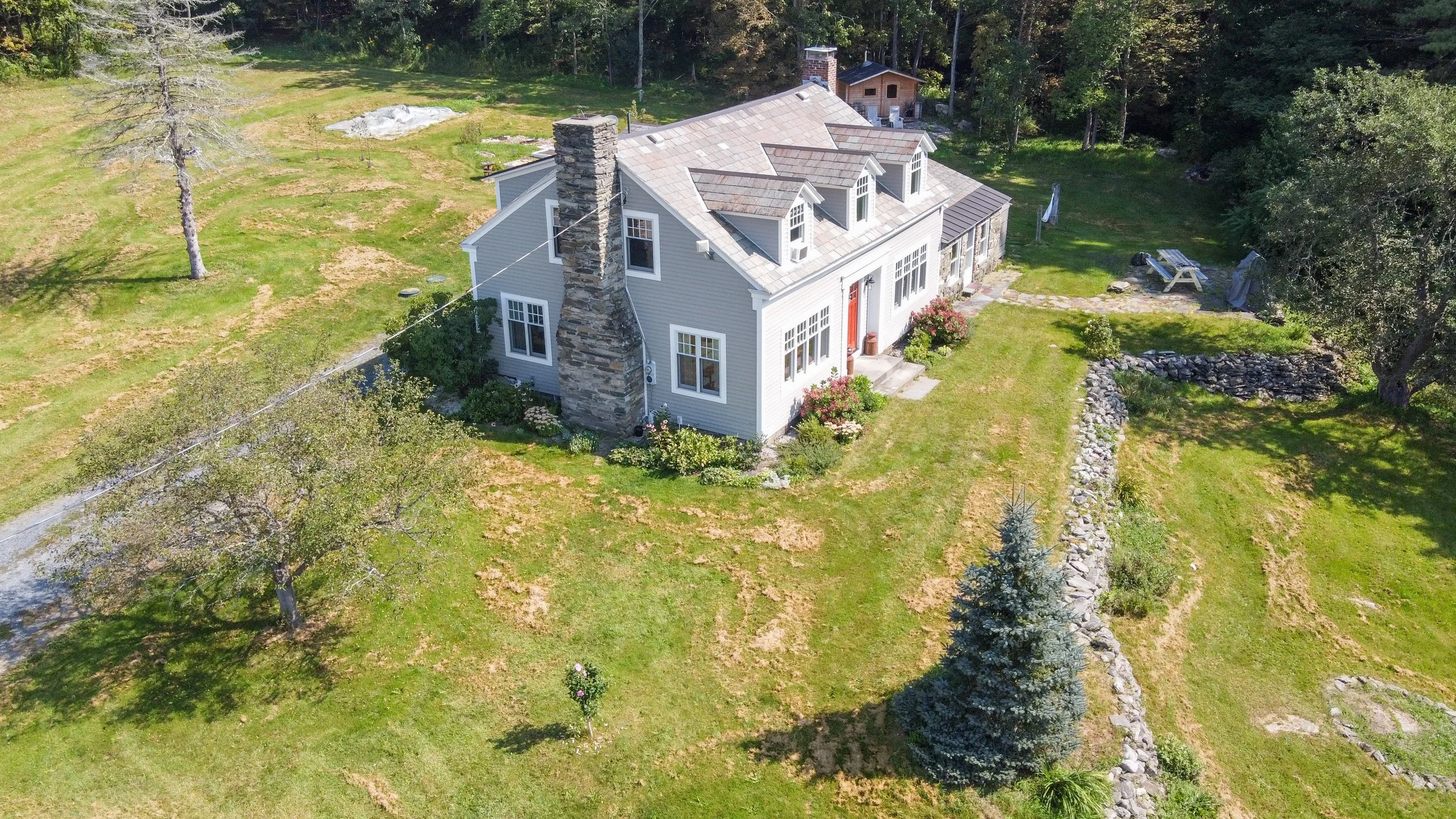 West Pawlet Vermont Antique Colonial 3 Bedroom Home on 5.69 acres with