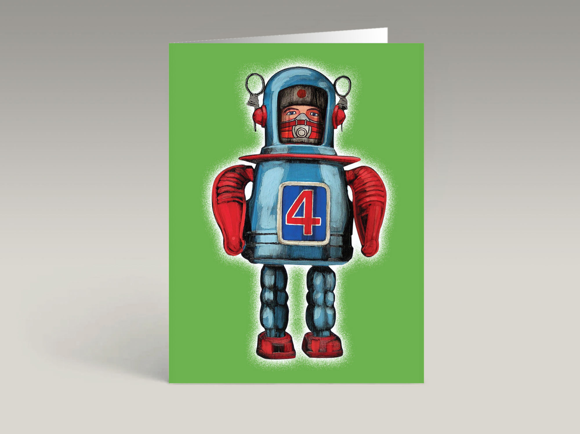 Robot No4 card