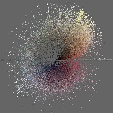 “Phototrails” © Lev Manovich, Instagram Cities - 50,000 Instagram photos from Bangkok, organized by brightness mean (radius) and hue median (perimeter). Co-authors: Nadav Hochman and Jay Chow. http://phototrails.info/instagram-cities/
