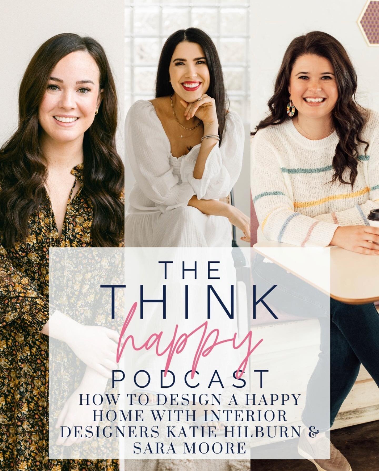 We are so excited to share episode one of our podcast with @thinkhappy_co 
Tune in to learn a little bit more about Sara &amp; I while we give a few designer tips too! 
.
.
https://thinkhappyco.com/podcast #interiordesigner #interiordesign #houstonde