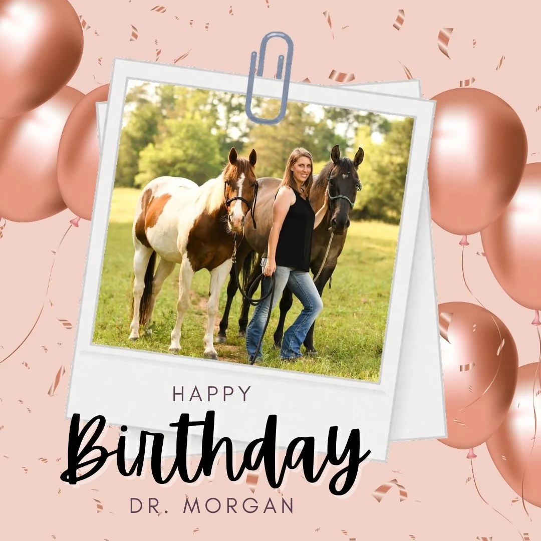 Happy Birthday Dr. Morgan!

We have beautiful fall weather here in NC, perfect for a birthday trail ride or hike with the dogs to see all the pretty color on the trees 🍁

What do you do to celebrate your birthday with your animals?

#backcountrychir