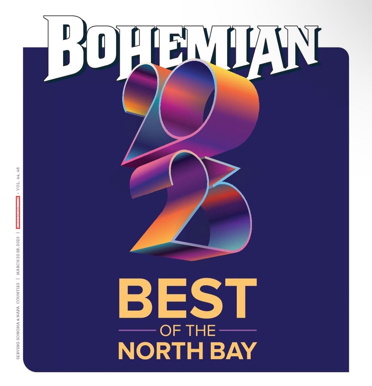 Thank you for your votes in the 2023 Best of the North Bay @northbaybohemian poll! We are honored to again be named Best Art Gallery, and have two winning programs: Best Film Festival- @sebastopoldocs and Best Outdoor Art Event- @sonomacountyarttrail