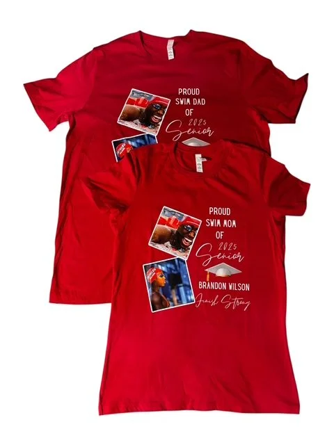 Custom Senior Mom and Dad tees