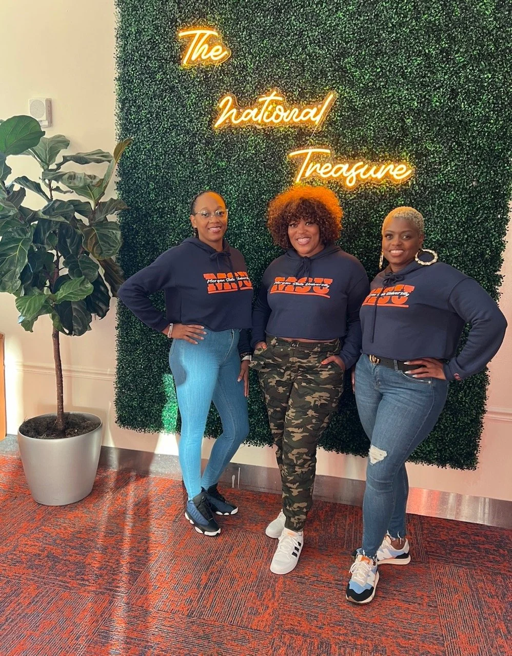 Morgan State University Custom Cropped Hoodie