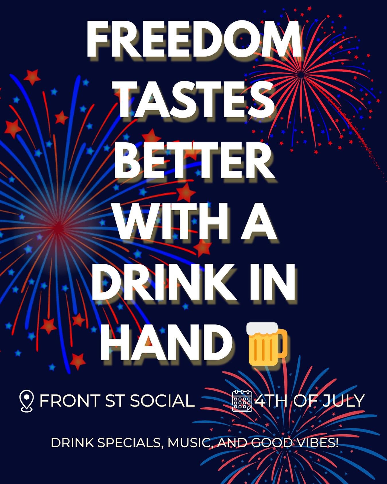 🇺🇸 Fourth of July Plans? We&rsquo;ve Got You.
The bar will be OPEN on the 4th! Mark your calendars and get ready to celebrate with us&mdash;more details coming soon. 🎆🍻 Elissa will be behind bar and ready to make your 4th full of joy!
#bar #fourt