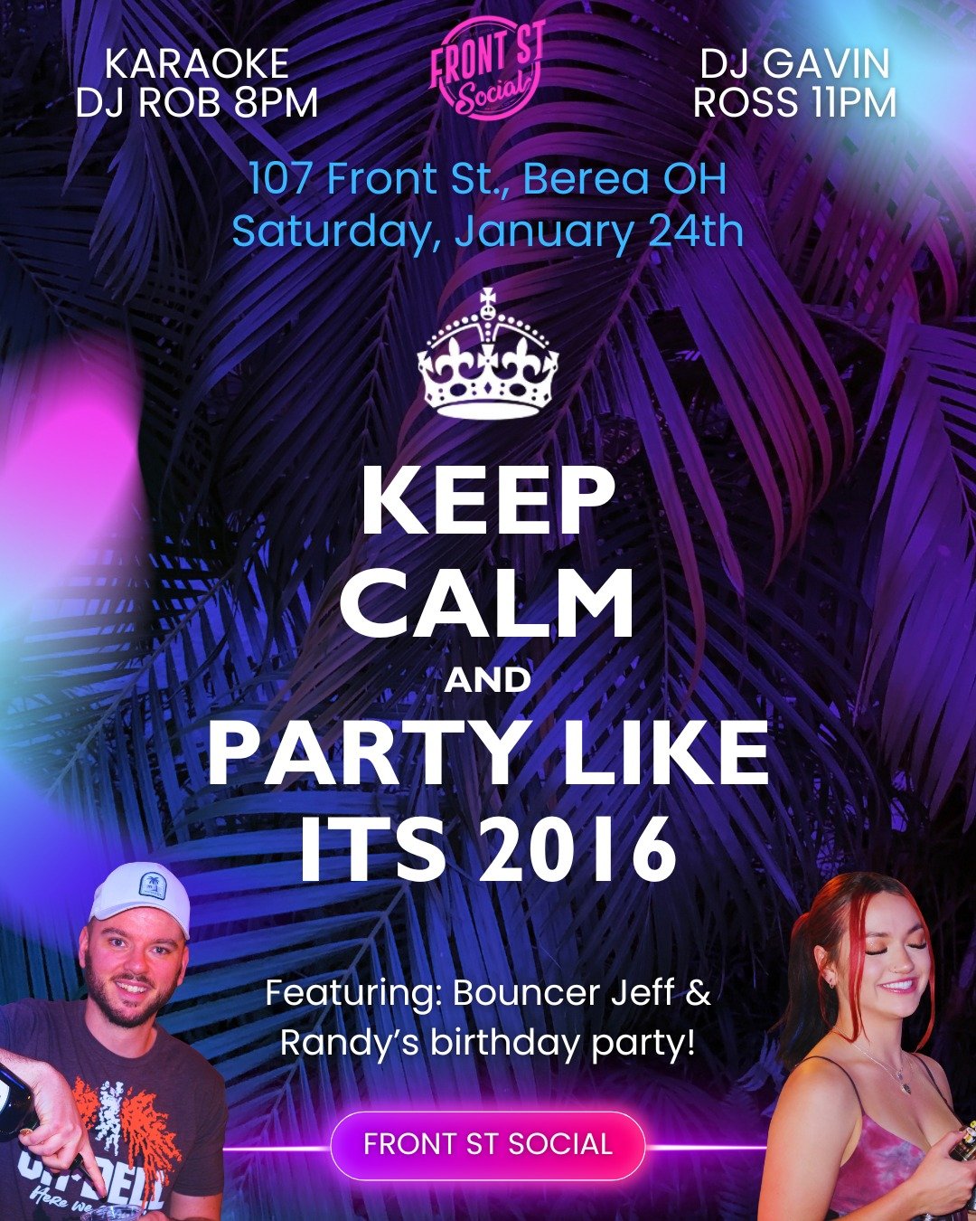 We know there's a snowstorm. Why go downtown. Party local!
Time to break out that @cavs championship shirt.... Keep calm and party like it&rsquo;s 2016! 😈🔥

🎤 Karaoke with @djrob starts at 8PM
🎧 DJ Gavin Ross takes over at 11PM

🎉 Featuring Boun