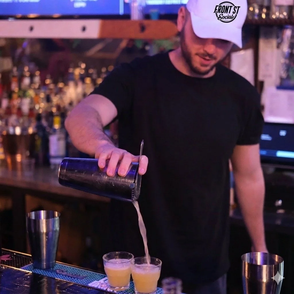 THURSDAY NIGHT AT FRONT ST. 🎤🔥
Karaoke with @djrob92 from 8PM&ndash;Midnight

@m_mcardle46 is behind the bar all night 🍻
Kitchen open until 10PM 🍔

Pick your song, grab a drink, and let&rsquo;s hear it.
Open 5pm-2am!
#ClevelandOhio #KaraokeNight 