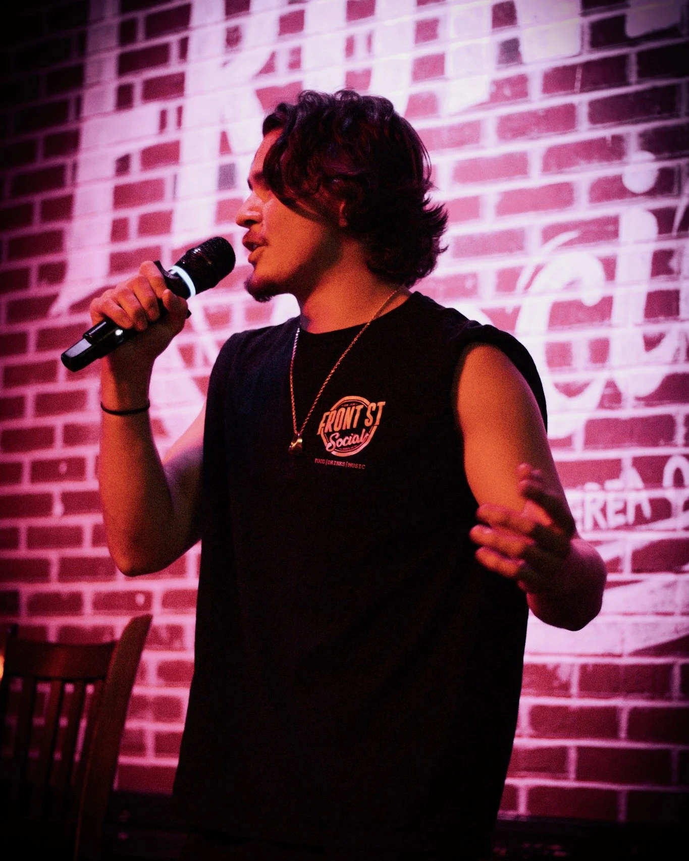 It&rsquo;s Wednesday, which means it&rsquo;s Open Mic Night at Front St Social! 🎤 Come hang out with us tonight and enjoy Social Hour from 5&ndash;7 PM with discounted drinks and bites before Open Mic kicks off at 8 PM. Sign-ups start at 7:30, so wh