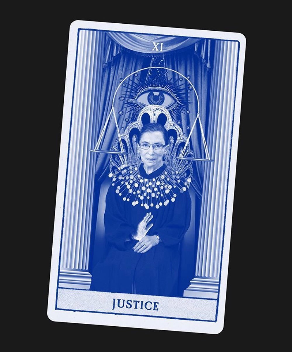 Rest in power, Justice. May we honor your legacy and courage with our actions each day.

Art via @alignedmag
.
#RBG