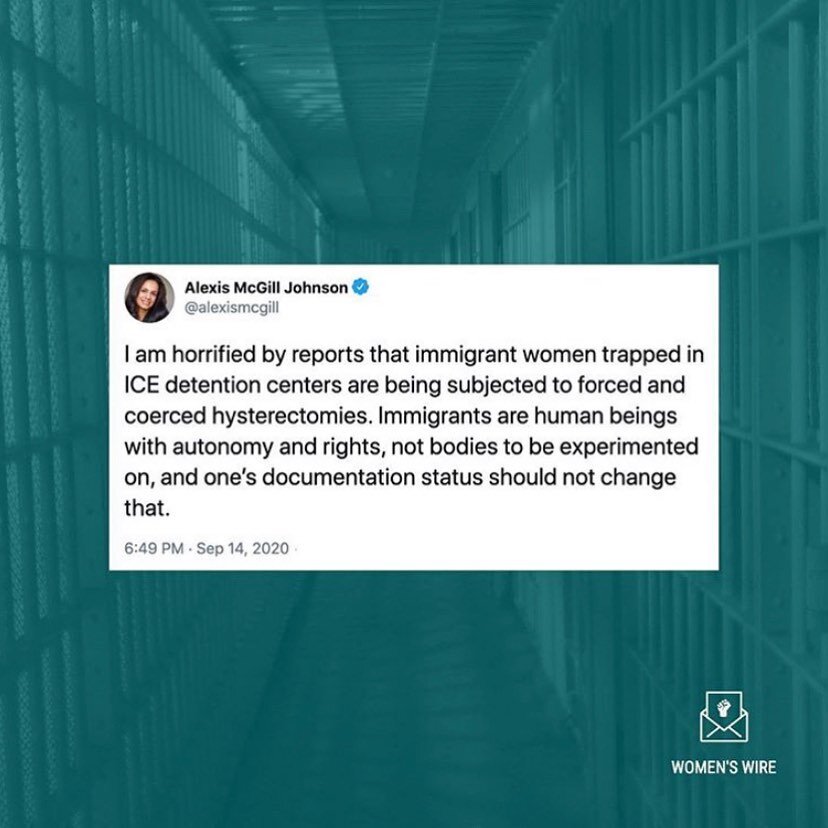 #DawnWooten - a nurse and Black woman - blew the whistle this week on genocidal actions against women detained at ICE facilities.
.
&ldquo;The history of forced sterilization in the United States is long, dark, disturbing, and dehumanizing. Preventin