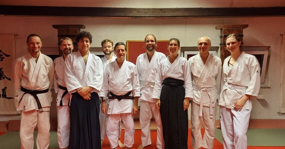 Awesome Seminar with Peter van Marcke Sensei at Aikido Verein Stuttgart.
Thank you for having us. 

And also a big thank you to all Aikidojo students who joined us at the seminar. #aikido #aiki #seminar #aikidoantwerpen #petervanmarcke #friends #fami