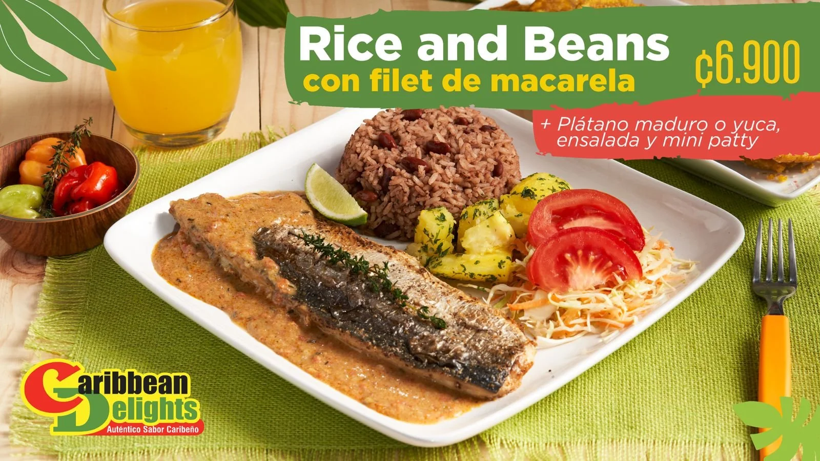 Caribbean Delights comida caribeña