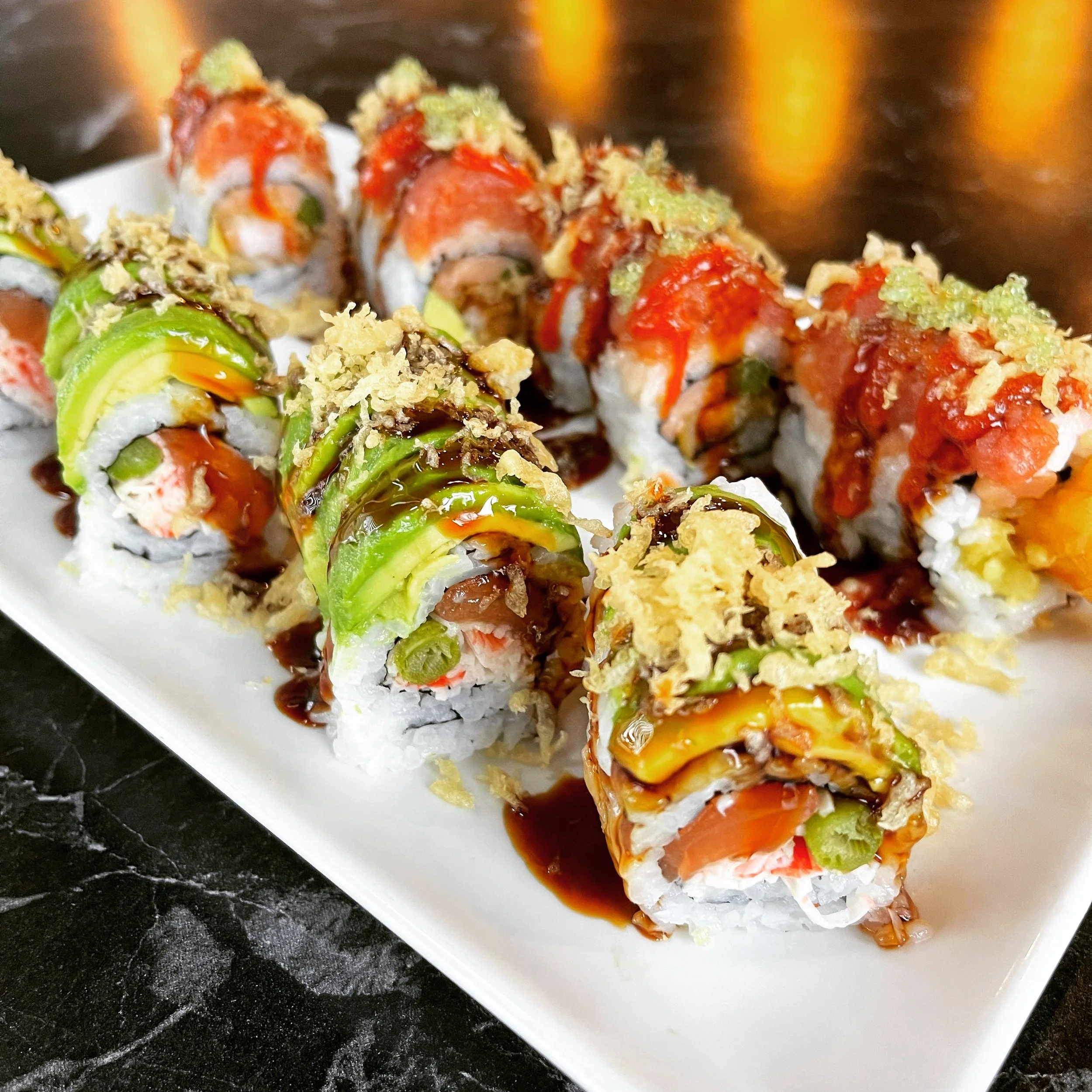 Midori Roll & Firecracker Roll