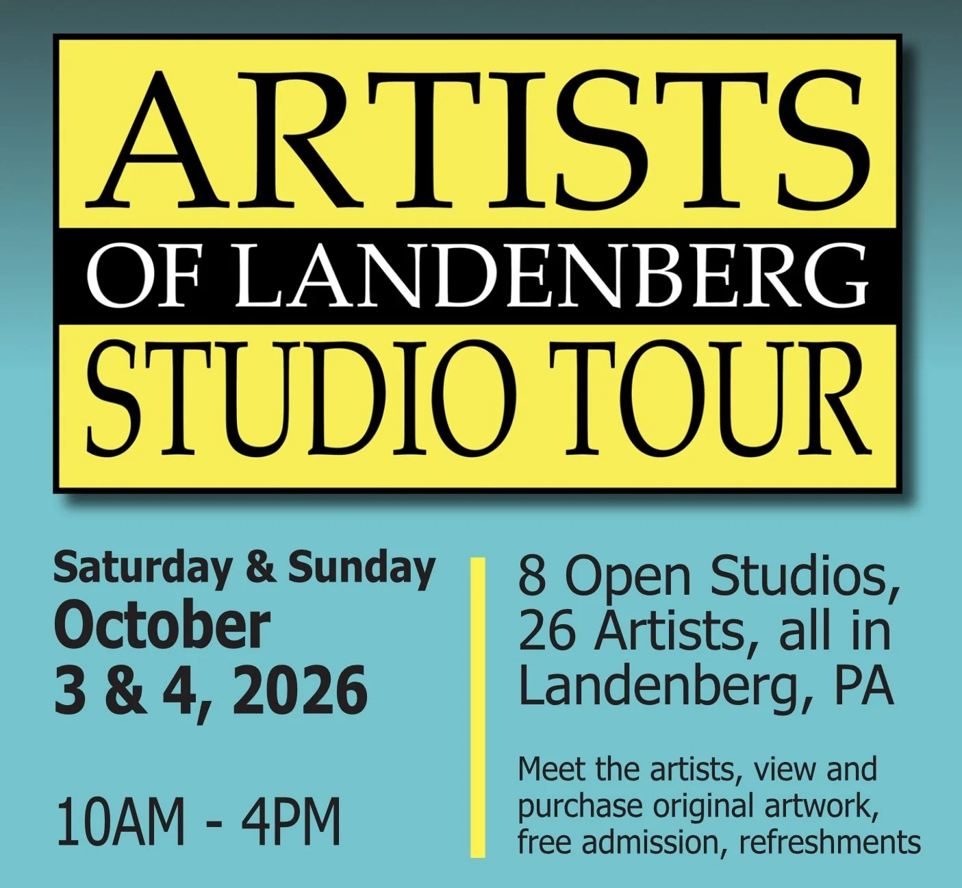 Artists of Landenberg Studio Tour 2026