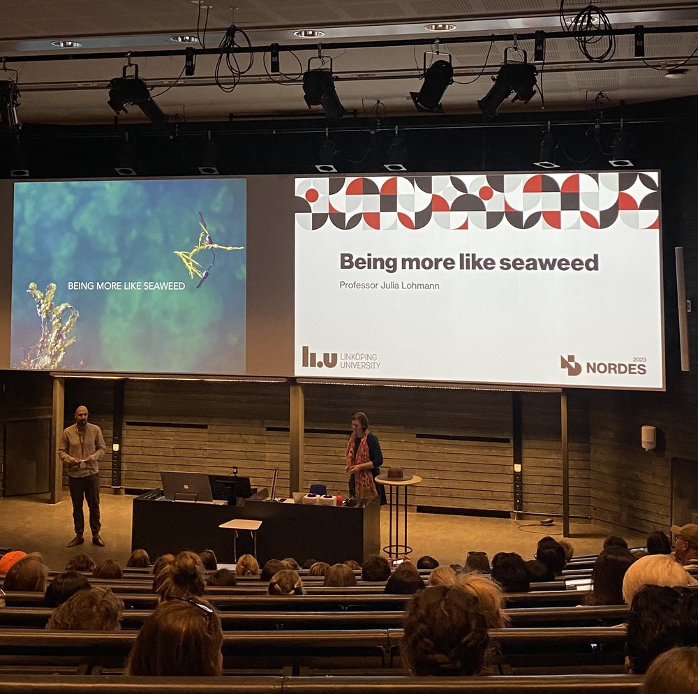 Professor Julia Lohmann giving a keynote lecture Being like a seaweed_Photo_Sara Hulkkonen_ .jpg