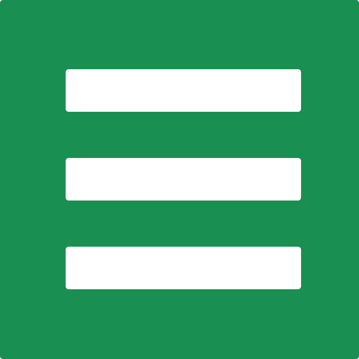 green icon with stripes to represent community