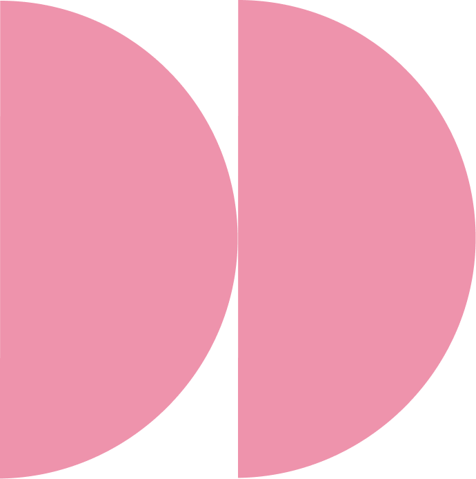 Two pink half circles image to represent mentoring