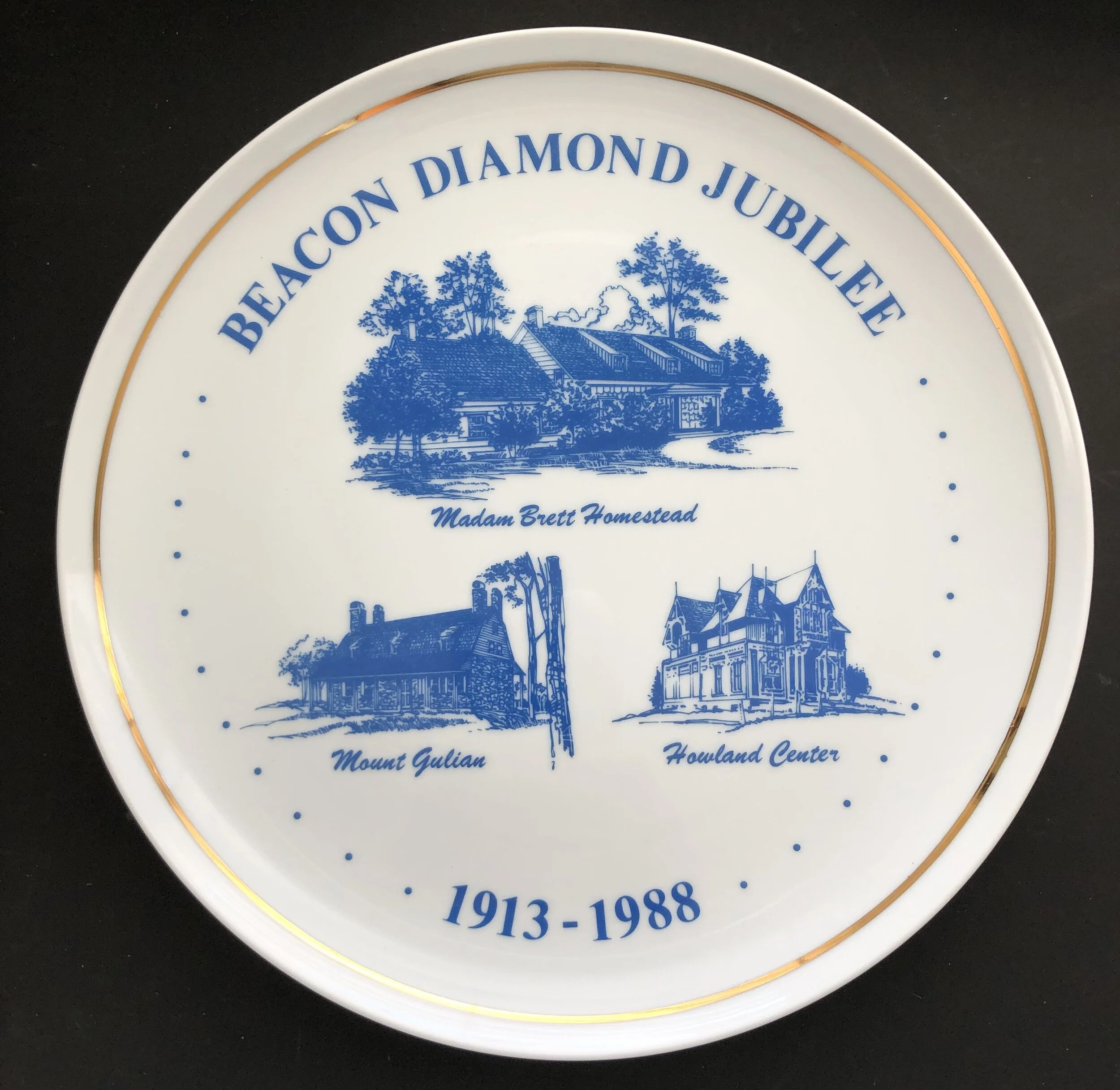 Beacon Diamond Jubilee China Plate