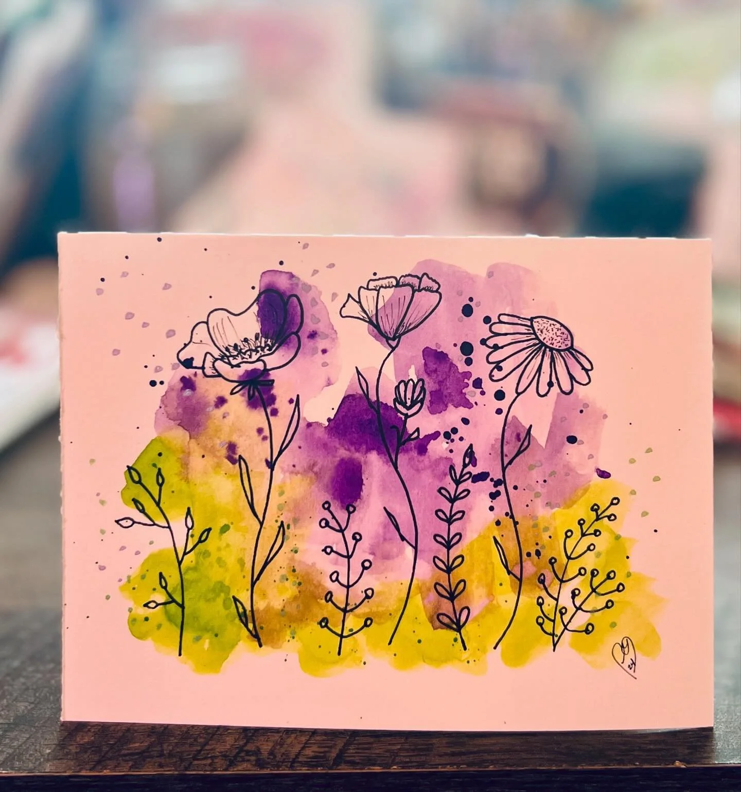 A couple of cute whimsical cards for a couple of not so little celebrations!

#artwithheart🎨💜
#wildsweetpeagmv #wsp #watercolorartist #watercolorcard #watercolorbotanicals #handmadewithlove #handmadecards