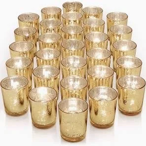 Gold Mercury Votives