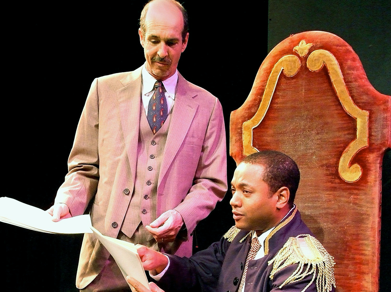 2008, The Emperor_s Last Performance, Promo Photo 4 (Jonathan Palmer and Dwain A. Perry).png