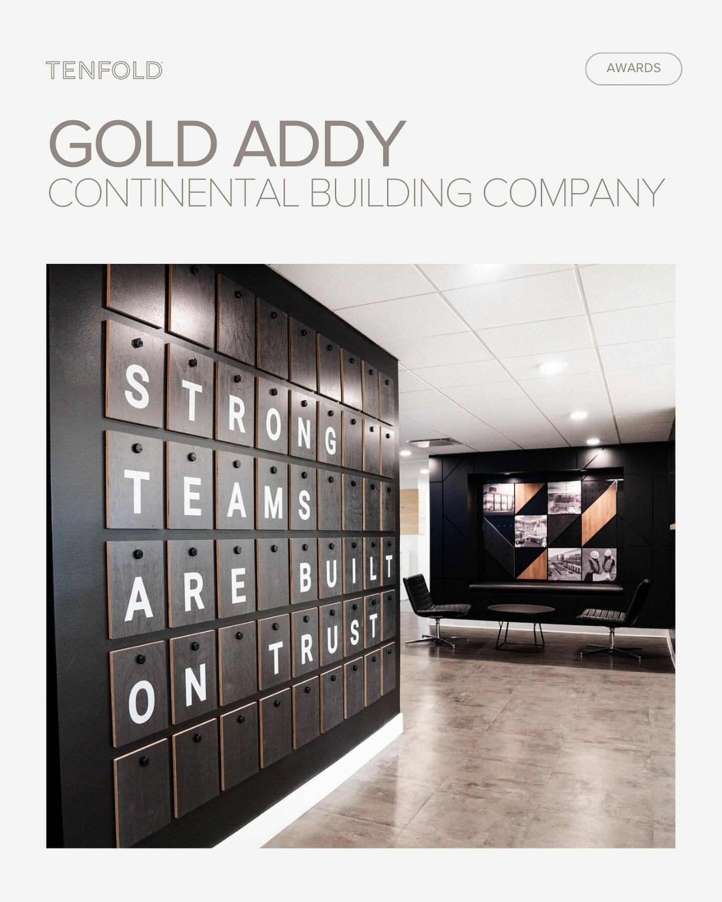 Our favorite color theory: Black, Yellow, Gold 🏆 The branded experience at @builtbycbc won a Gold ADDY at the 2024 @aafcolumbus competition.

Our favorite features? An interactive wall of spinning levels that reveal brand messages, the vintage-inspi