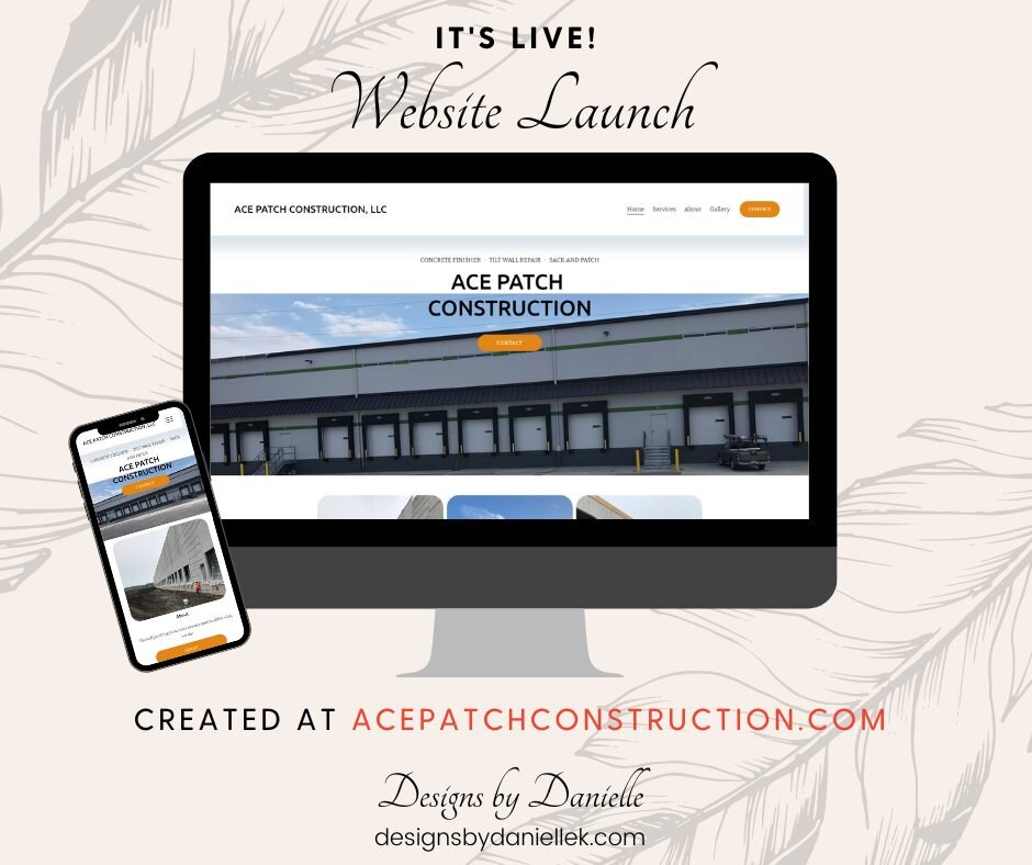 Another website is now live! This is a simple and clean site for a small construction company that has a specific specialty. It was a pleasure to work with Ayobami and we wish him the very best in his business endeavors! https://designsbydaniellek.co