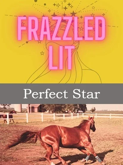 fiction writer Elissa Field's image of the filly with the perfect star in short story perfect star in frazzled lit