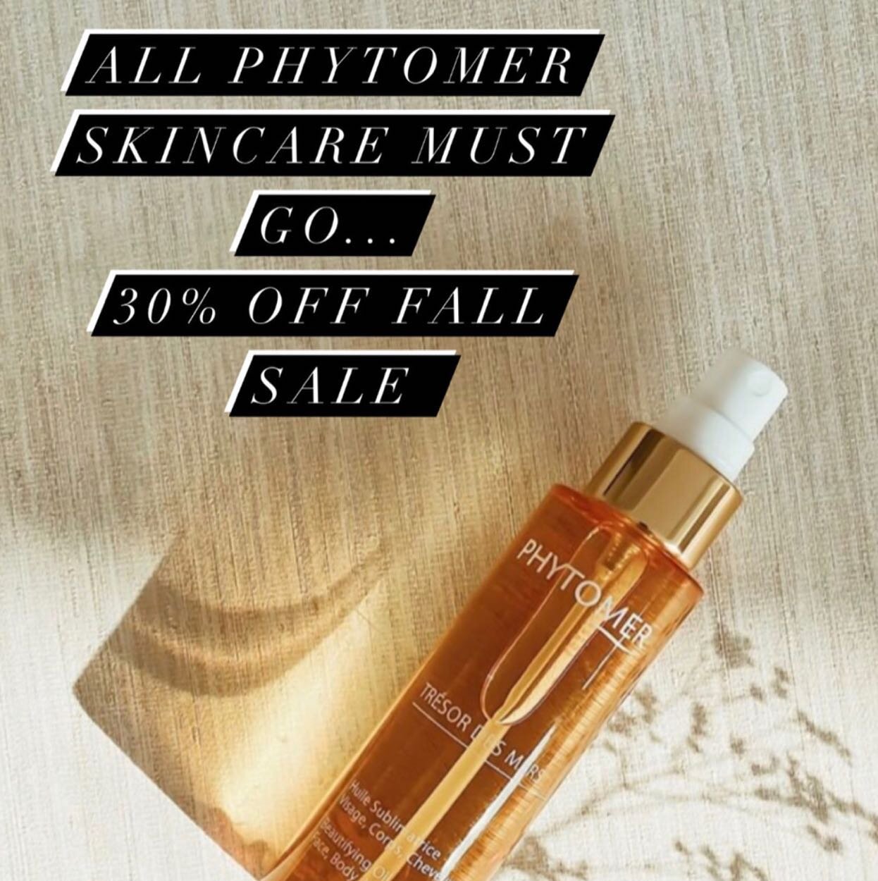 30% OFF 🍂 FALL SALE!!! PHYTOMER SKINCARE - FRENCH AQUATIC MARINE BASED- ALL SALES ARE FINAL- NO RETURNS OR EXCHANGES