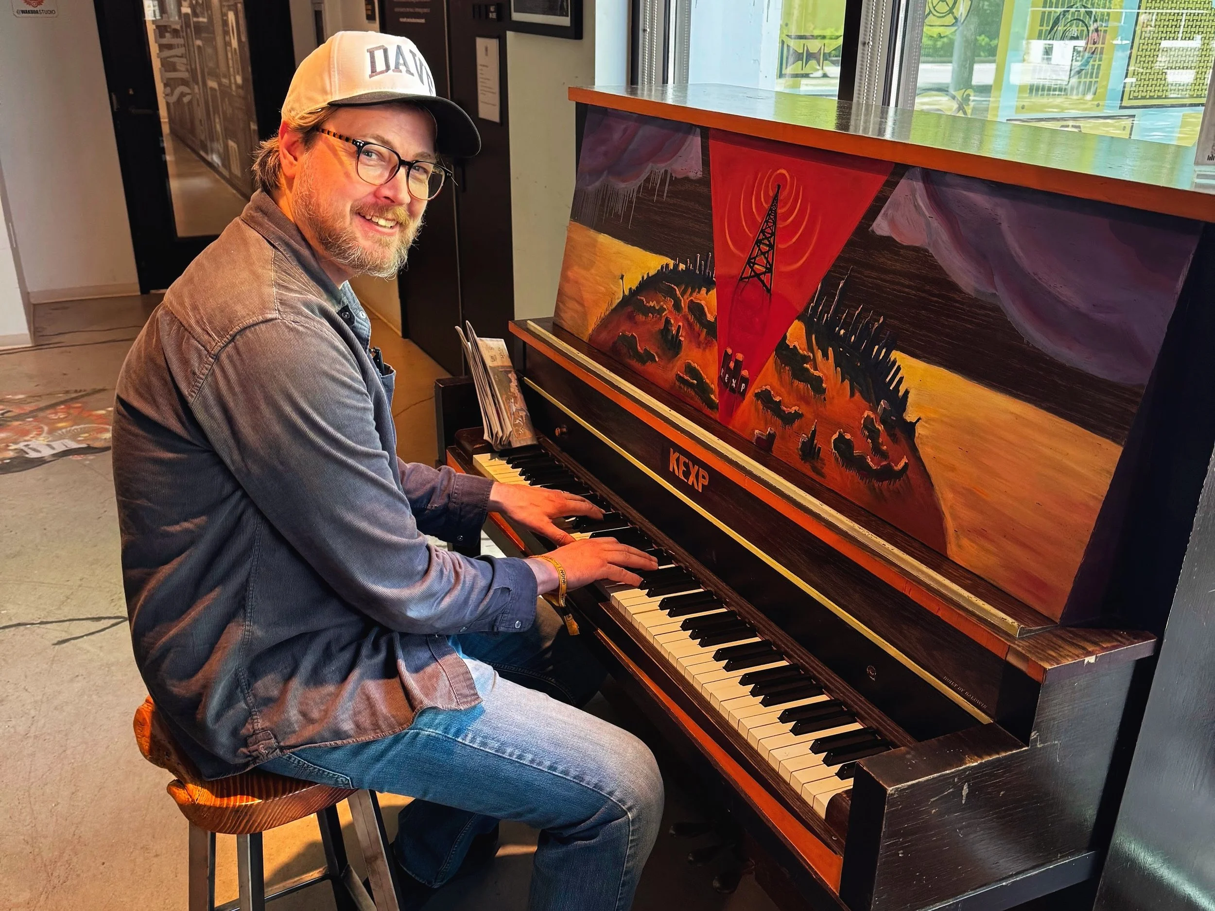 Dave Hill Jr. at Northwest Folklife — Founders Court Stage