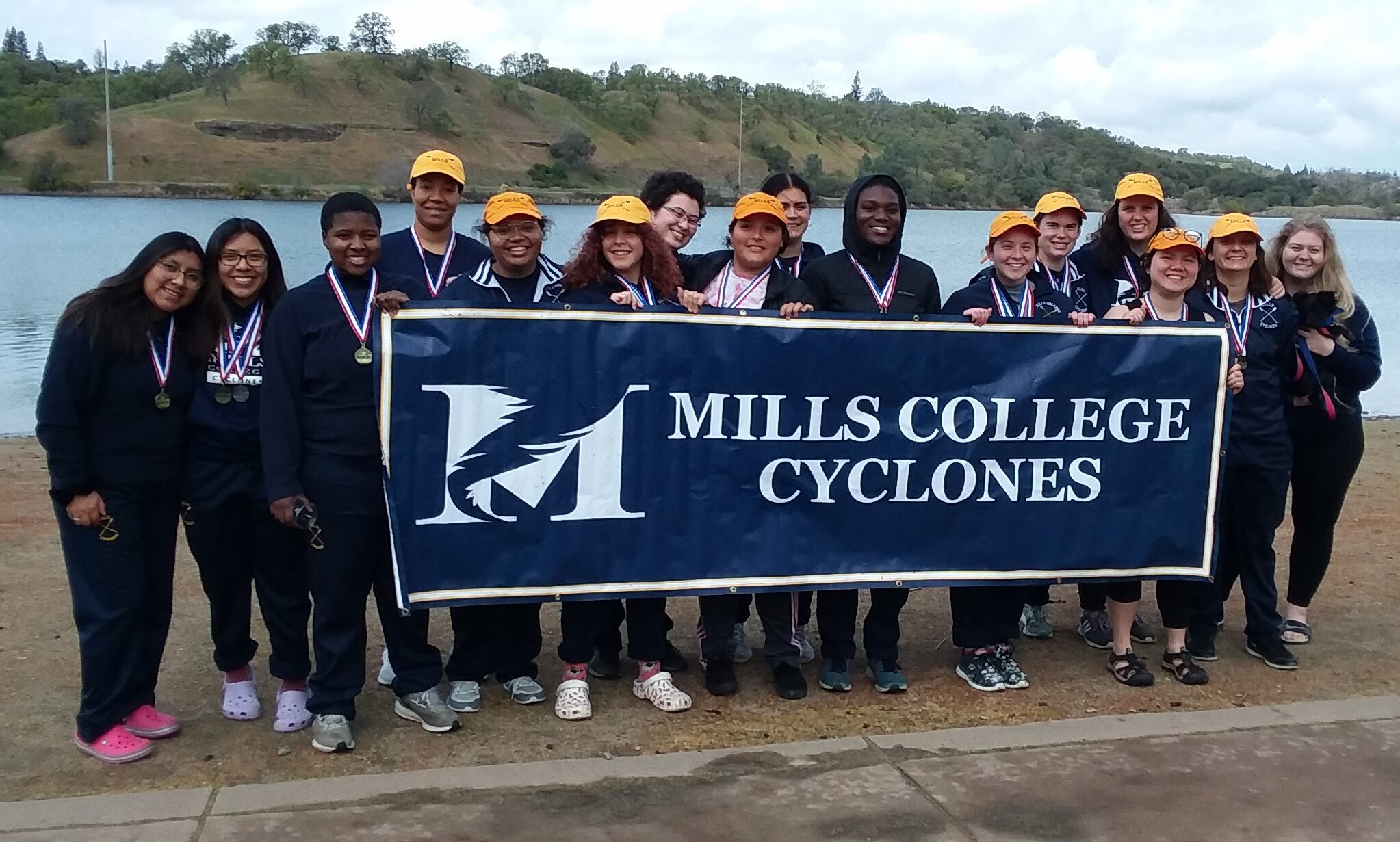  Mills College team, Spring 2020. “I think this squad was the most representative of the student body of any I group I coached. Lots of learning done, lots of learning to do.” 