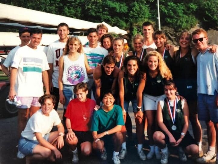  Lisa and Matt, with their Michigan State University teammates, 1990/91. 