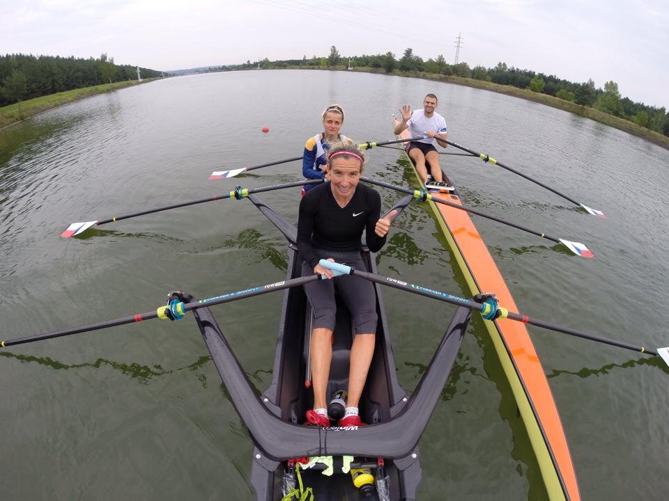  Out for a row with Czech rower Ondrej Synek, a five-time World Champion in single sculls. 