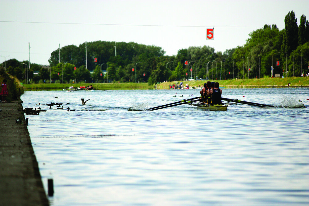 Rachel's most unique rowing experience: Antwerp, Belgium