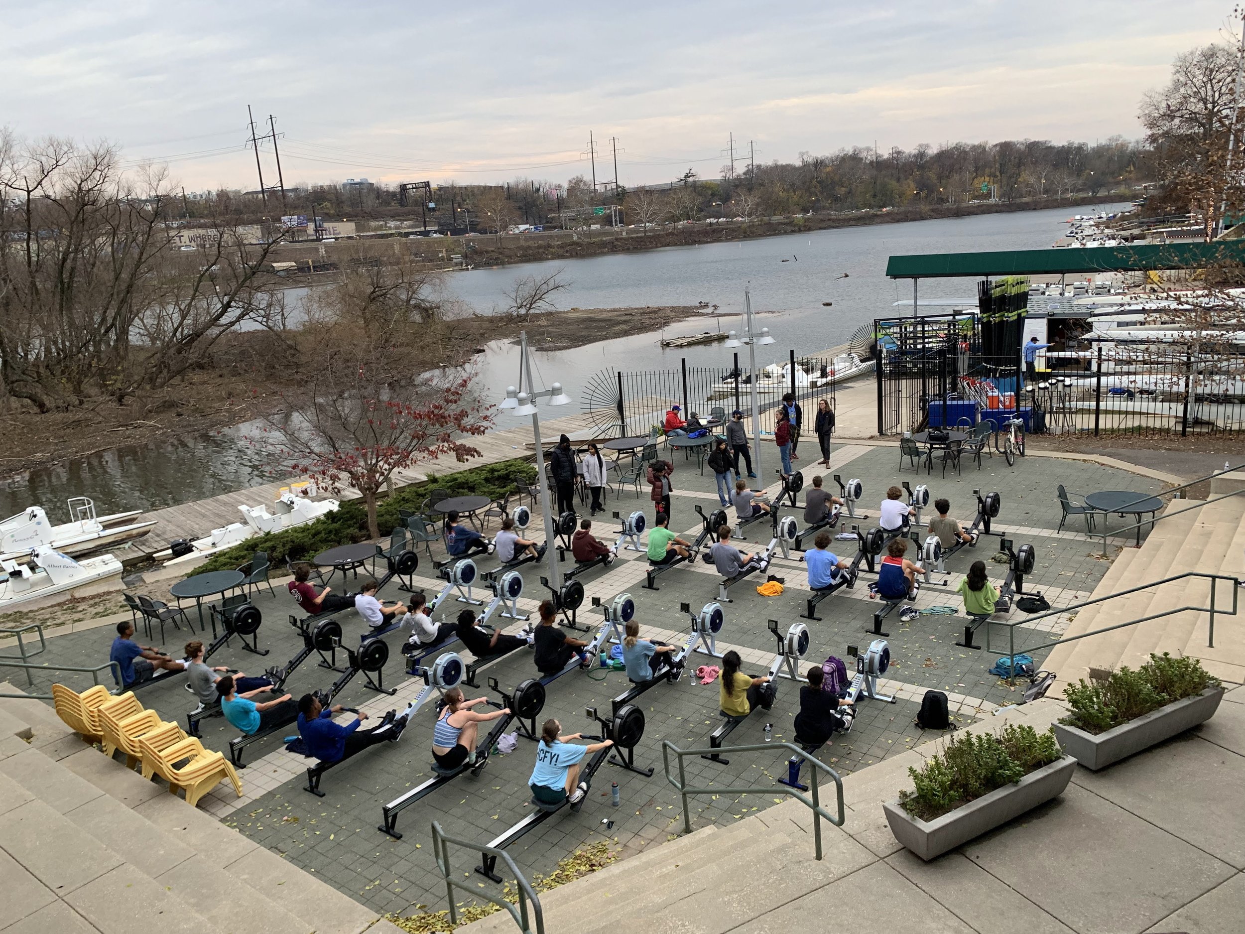  Located at #1 Boathouse Row, PCR doesn’t currently have a boathouse. All programming is run outdoors. 