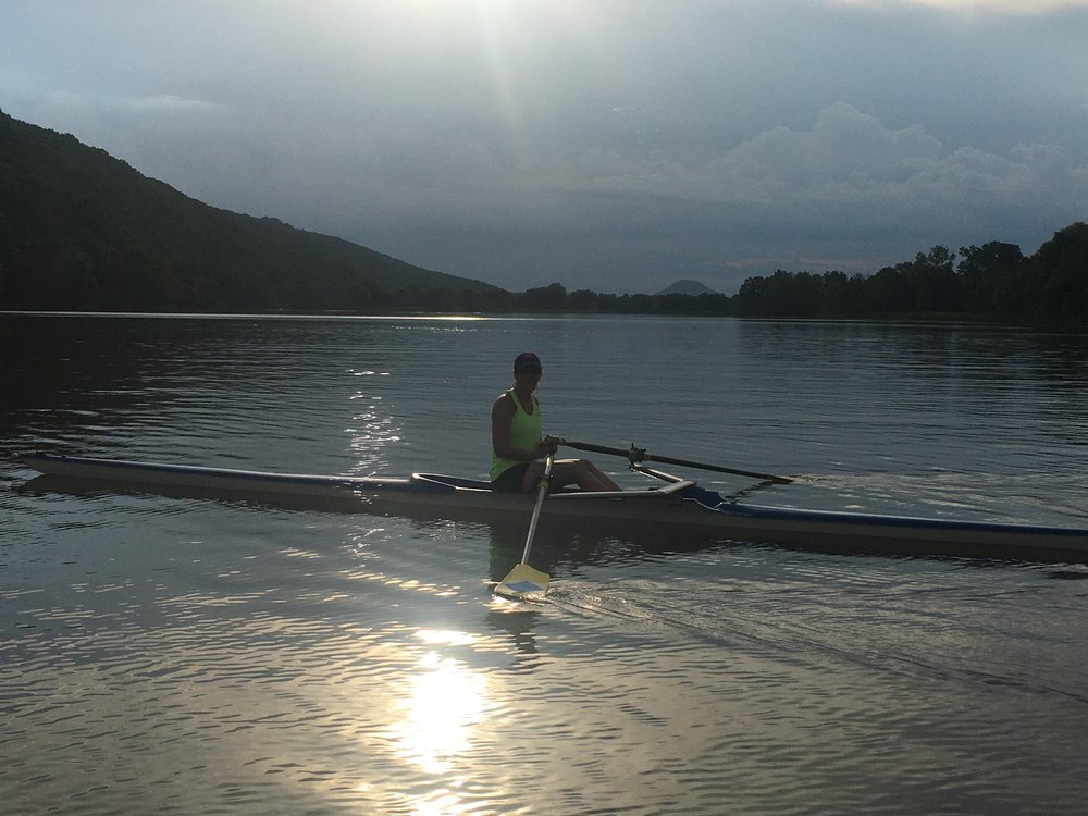  Julia Watkins was drawn to Rock City Rowing after getting hooked on indoor rowing. 