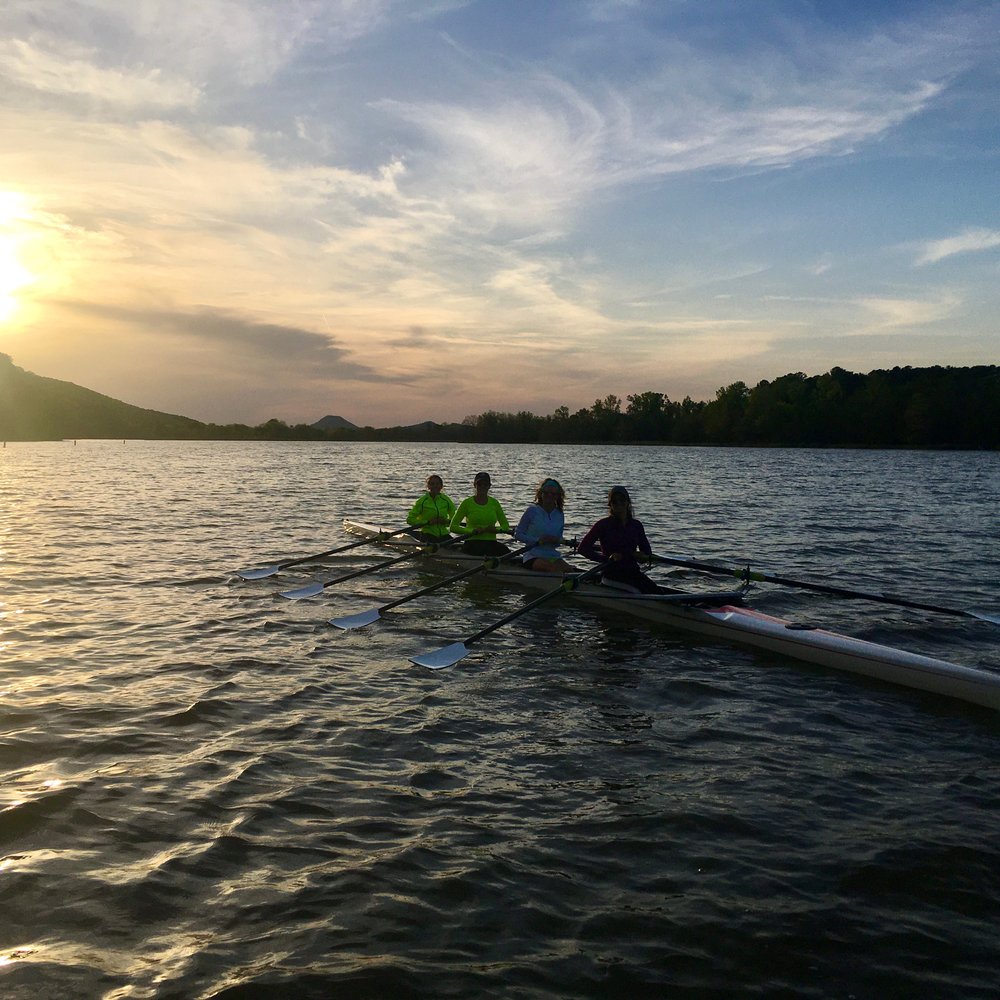  Leslie Cain has only been rowing a couple of months but is already singing its praises to her friends and community. 