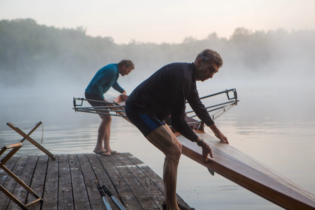  Brothers Pete (L) and Dick Dreissigacker founded Concept2 in the 1970s when they started developing a first-of-its-kind composite oar. 