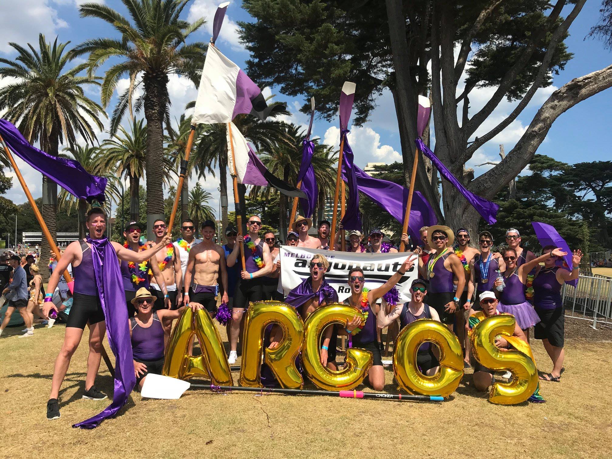  The Melbourne Argonauts celebrate Pride. 