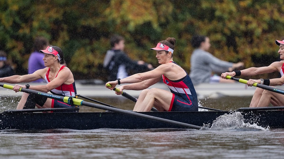  Gilbert in the Capital Rowing Club W8 that won gold at the 2023 HOCR, setting a new course record in the process. 