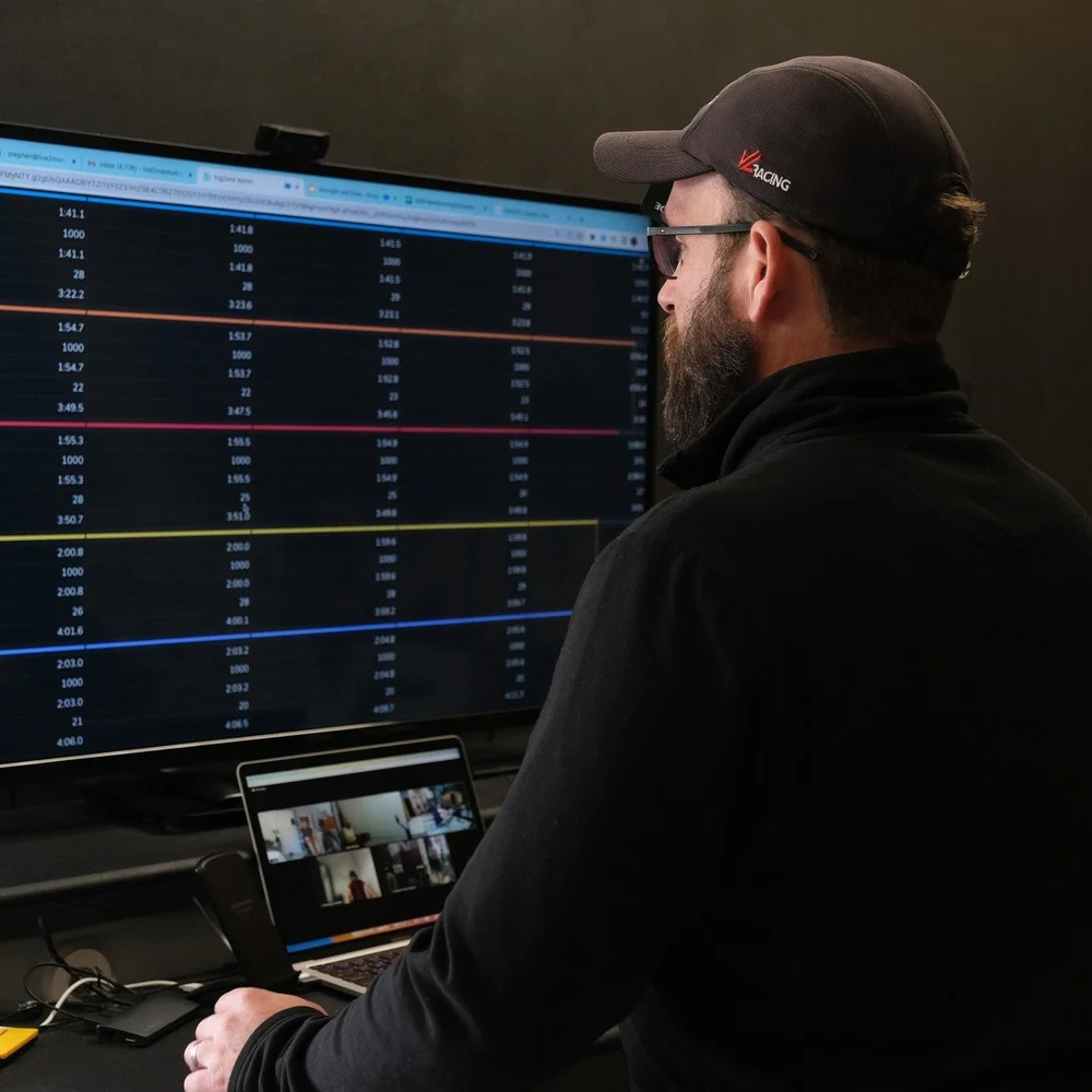 Behind the scenes, Justin loves the data ErgZone provides.