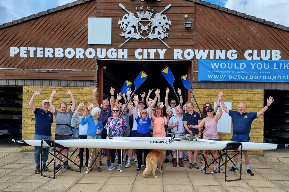 Peterborough City Rowing Club has partnered with Lo0ve Rowing to bring Row the Rhythm to visually impaired people.