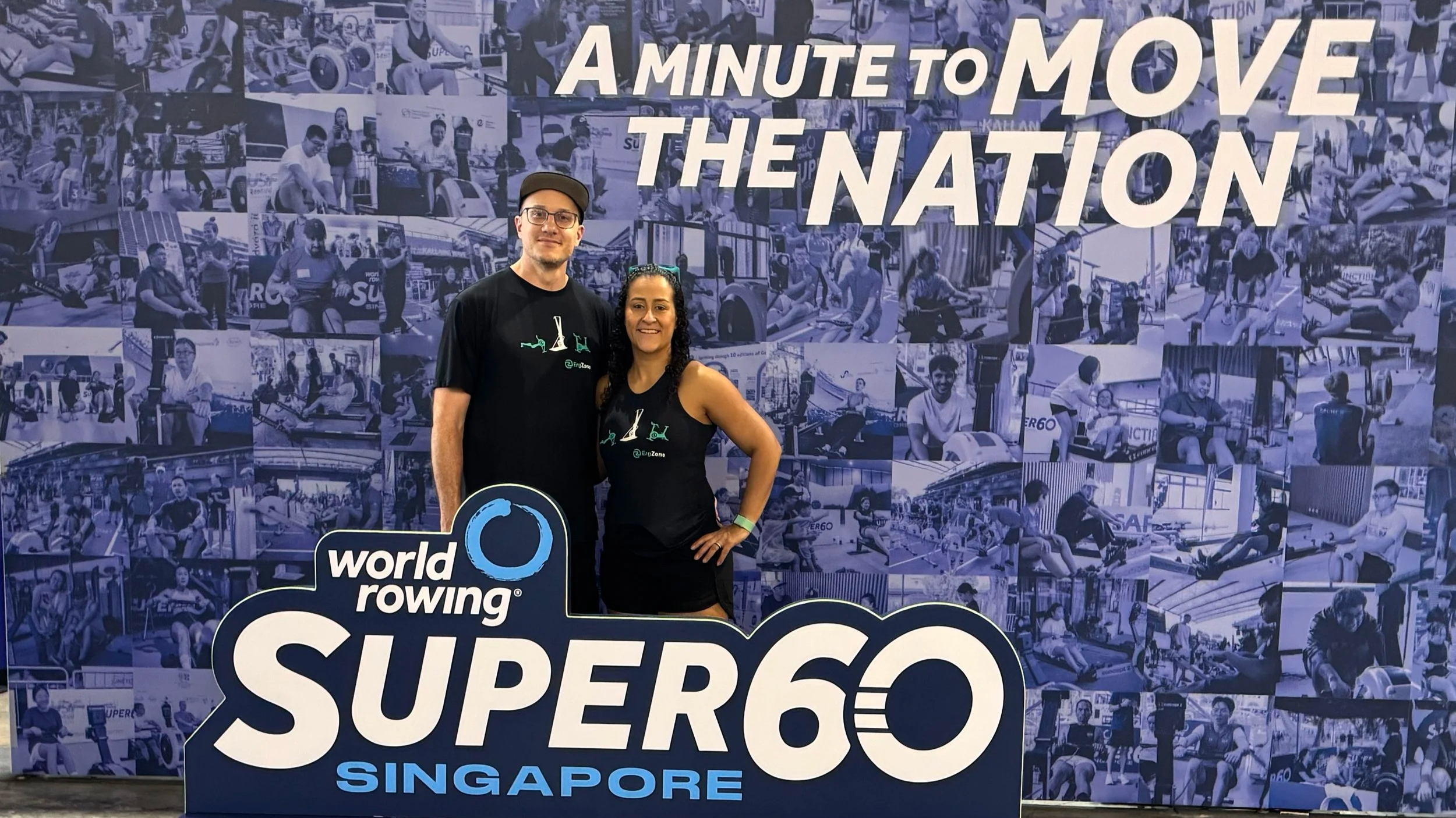 Thais and her husband and business partner Gabriel, were in Singapore for World Rowing's Super60 Singapore 2025, powered by ErgZone.