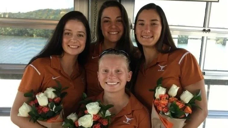 ROW novice coach Shannon Short, coxed for the University of Texas.