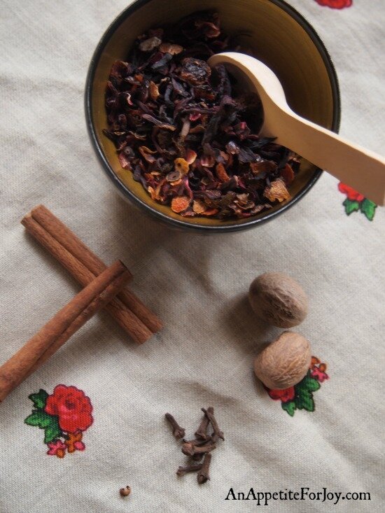 Rosehip Hibiscus Tea, Spiced &amp; Iced!